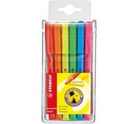 STABILO flash - Evidenziatore - Astuccio da 6 - Colori assortiti