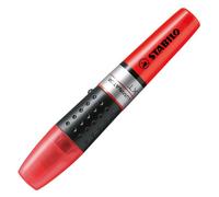 Evidenziatore Stabilo Luminator - 527755 Evidenziatore colore rosso con tratto 2-5 mm e punta da 2-5 mm a scalpello in confezione da 1 Pz.