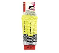 Evidenziatore - STABILO NEON - Pacco con 10 x Pack da 5 (50 evidenziatori) - Giallo