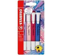 STABILO swing cool - Evidenziatore - NatureCOLORS Wildflower - Astuccio da 4 - Colori assortiti