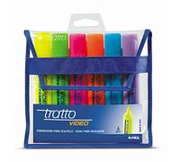 EVIDENZIATORE TRATTO VIDEO - ASTUCCIO 6 COLORI