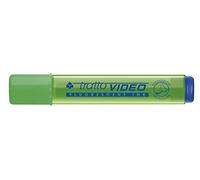 Evidenziatori Fila Tratto Video - 103907 Evidenziatori colore verde con tratto 1-5 mm e punta da 1-5 mm a scalpello in confezione da 10 Pz.