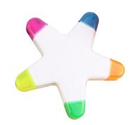 Evidenziatori a forma di stella, penne fluorescenti ad , pennarelli creativi per sottolineare, cancelleria elegante per studenti, penne colorate da disegno artistico | per evidenziare