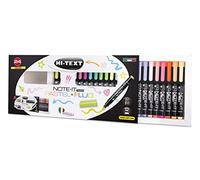 Evidenziatori NOTE IT 7000 HI-TEXT, punta scalpello -Scatola 24 pz. 14 evidenziatori colori pastello + 10 evidenziatori colori fluo