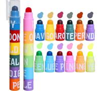 Evidenziatori Pastello, Il Laboratorio Degli Evidenziatori, Evidenziatore Secco, Evidenziatore per Bibbia, 12 Colori Estetici, Accessori per Agende, Materiale Scolastico, Design Smontabile e Modulare