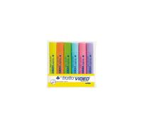 Evidenziatori TRATTO Video 1-5 mm assort conf. da 6 - F831000