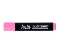 Tratto Evidenziatore Video Pastel, Rosa Pompelmo