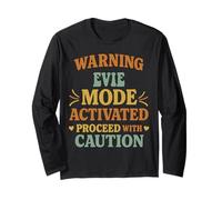 Evie Personalized Women's Gift Custom Evie Maglia a Manica