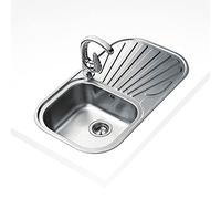 Evier à une cuve avec égouttoir Teka 11107020 Acier inoxydable