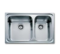 Évier double Teka 11119006 CLASSIC 2C Acier inoxydable