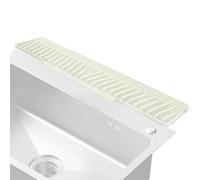 Évier pour les éclaboussures d'eau, pavillon d'évier de cuisine Mat de drainage,22,8 x 4,9 pouces Protecteur d'évier en silicone - Tampon de e pliabl