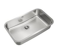 FREGADERO BE - 74.43 Fregadero BE inox cubeta, 200mm, Mueble 90