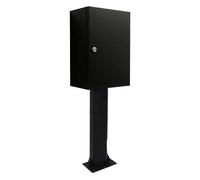 EVify Wallbox, base con protezione dalle intemperie, colonna di supporto resistente alle intemperie, aste in acciaio verniciato a polvere, supporto universale Wallbox per stazioni di ricarica per auto