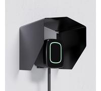 EVify Wallbox protezione dalle intemperie in acciaio inox per scatole da parete compatte • Copertura per tetto protettivo Wallbox • Copertura antipioggia per stazione di ricarica EV