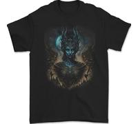 Evil Alien Sorceress Fantasy Witch Halloween Uomo T-Shirt 100% Cotone