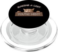 Evil Cat You're Next Peeking Cat Design per gli amanti dei gatti PopSockets PopGrip per MagSafe