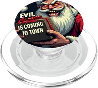 Evil Claus sta arrivando in città - raccapricciante vacanza Santa PopSockets PopGrip per MagSafe