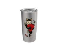 Evil Cupid Devil Tatuaggio Tradizionale Flash Bicchiere termico in acciaio inox doppia parete