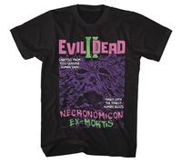 Evil Dead - Ex Mortis - American Classici - Solido Nero Adulto Manica Corta