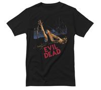 Evil Dead T-Shirt Uomo Scollo Rotondo Maniche Corte Nera Originale