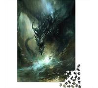 Evil Dragon Puzzle Da 1000 Pezzi Per Adulti Puzzle Da 1000 Pezzi Giochi tivi Decorazione Della Casa Puzzle I Migliori Regali Per Uomini E Donne 1000pcs (75x50cm)