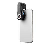 Evil Eye 3 in 1, microscopio telefonico 40-120X, con CPL, microscopio, telefono cellulare, luce UV e clip universale per Android/iPhone