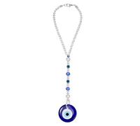 Evil Eye Car Ornamento - Fascino luminoso degli occhi malvagi - Decorazione per auto da balcone | Shining specchio retrovisore posteriore fascino e ciondolo per finestra, auto e protezione elegante