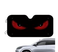 Evil Eye Car Windshield Sun Shade Foldable Vehicle Window Protector | Reflective Front Window Cover for Parking Protection from Sunlight Heat and Glare in Cars Trucks and SUVs