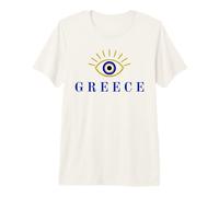 Evil Eye Grecia per Orgoglio Greco o Amanti della Mitologia Greca Maglietta Premium