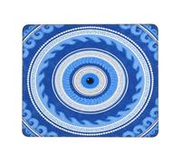 Evil Eye Mandala Greek Mousepad Durevoli Tappetino per Mouse Morbido Mouse Pad per Laptop Casa Pc 25X30Cm