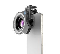 Evil Eye Obiettivo Macro 100 mm con Luce Smartphone, HD Senza Distorsioni, Rivestimento Impermeabile & Antiappannamento, Obiettivo Fotocamere Telefono Fotografia Floreale & Osservazione Degli Insetti