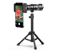 Evil Eye Teleobiettivo HD 28X, obiettivo 4K HD full color teleobiettivo per viaggi, fotografia di animali e attività all'aperto, perfetto treppiede per smartphone per iPhone, Samsung, Pixel, OnePlus e