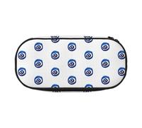 Evil Eyes. Stampa conveniente astuccio per matite ad alta capacità portatile astuccio per trucchi studenti adolescenti adulti, Nero , Taglia unica, Organizer per borse