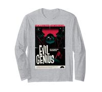 Evil Genius Retro Il Mondo Dominazione Simulazione Gioco Maglia a Manica