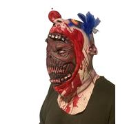 Evil Killer Clown Maschera Lattice Halloween Costume Zombie Coulrofobia