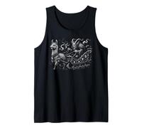 Evil Krampus con Creepy Llama Sleigh Dark Christmas Canotta