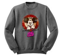 Evil Mickey Mouse Fight Club Felpa (S - 2XL) Tyler Durden Disney Divertente