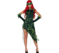 Evil Piantina Donna Edera Costume Veleno Halloween Villain Femminile