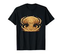 Evil Sandstorm Tornado Demone Mostro Faccia Maglietta