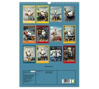 Evil seagulls (Wall Calendar 2027 DIN A3 portrait), CALVENDO 12 Month Wall Calen
