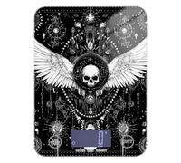 Evil Skull Black Easy Clean Food Scale Digital 5 kg/0 18 oz 5kg/5g (Scenario) Bilancia da cucina grammo con 4 unità per cottura cottura pesa para alimentos
