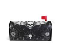 Evil Skull Black Gothic Decorative cassetta postale copre per il giorno commemorativo carino giorno di San Patrizio cassetta postale formato standard Caja de correos