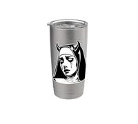 Evil Suora x Goth Girl x Devil Horns Bicchiere termico in acciaio inox doppia parete