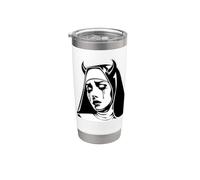 Evil Suora x Goth Girl x Devil Horns Bicchiere termico in acciaio inox doppia parete