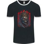 Evil Teschio King Heavy Metal Rock Musica Uomo Ringer Fotl