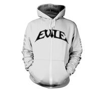 Evile Hell Unleashed (White) ufficiale Felpa con Cappuccio