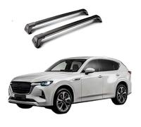 evimo 2 Pezzi Alluminio Barre Portatutto, per Mazda CX60 5 Door SUV 2022-2023 Tetto Portapacchi Barra Alluminio Auto per Railing Integrati con Serratura Accessori