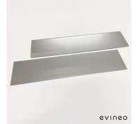 evineo ineo coprispecchio per fissaggio, 2 pezzi, per armadietto a specchio, BL000073, ineo4; ineo5 specchiato [Armadietti a Specchio > Ricambi per Armadietti a Specchio]