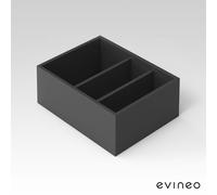 evineo ineo Divisorio interno per estraibile inferiore di mobili sottolavabo, BE023600, ineo4; ineo5 antracite [Mobili da Bagno > Accessori per Mobili da Bagno]