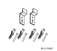 evineo ineo set di fissaggio per specchio La: 60 / 80 / 100 cm, BL000002, ineo4; ineo5 [Specchi > Ricambi per Specchi]